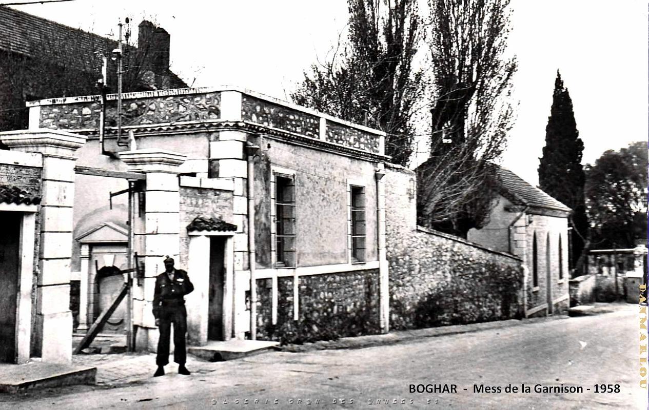 Boghar - Mess de la Garnison - 1958.jpg
